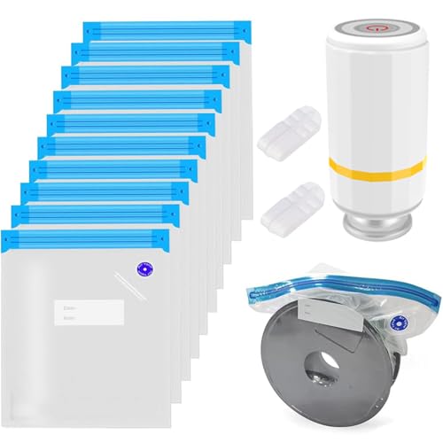 Serplex 3D Printer Filament Vacuum Storage Bags & Electric Air Pump with 10 Filament Vacuum Storage Bags, 2 Sliding Sealing Clips Moisture Protection Vacuum Storage Bags for 1Kg Filament, 300x340mm Serplex 3D Printer Filament Vacuum Storage Bags & Electric Air Pump with 10 Filament Vacuum Storage Bags, 2 Sliding Sealing Clips Moisture Protection Vacuum Storage Bags for 1Kg Filament, 300x340mm